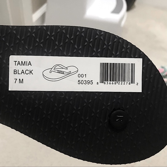 🆕🔥RARE BEBE SUPER CUTE FLIPFLOPS/BLACK&BEBE IN BLING SILVER MULTICOLORED INSOL - Picture 11 of 12